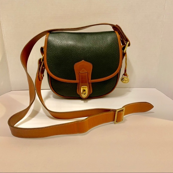 Dooney & Bourke Handbags - Vintage Dooney & Bourke Dark Green Crossbody Purse